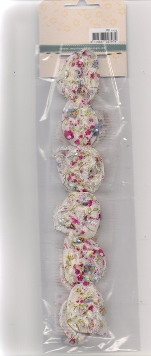 Flower Ribbons White,pink,blue FR 1103