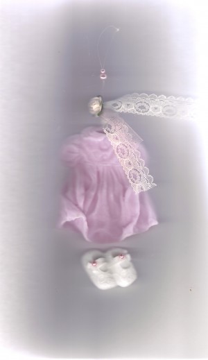 Zeep ketting (babyjurkje met schoentje)