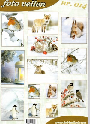 Kerst knipvel Fotovel nr.014